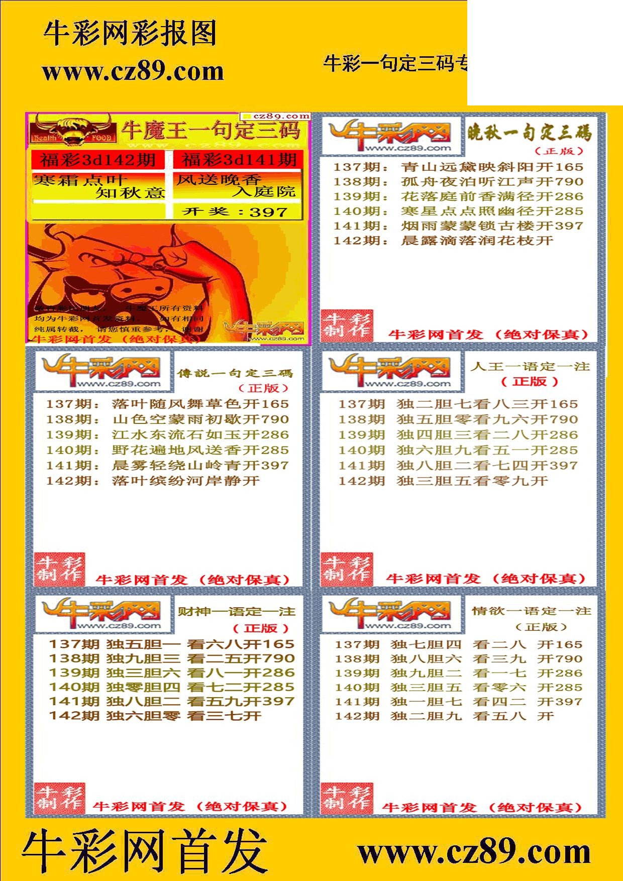 2026142期专家一句定三码彩报