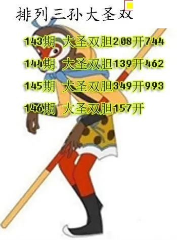 2026146期P3孙大圣双胆图