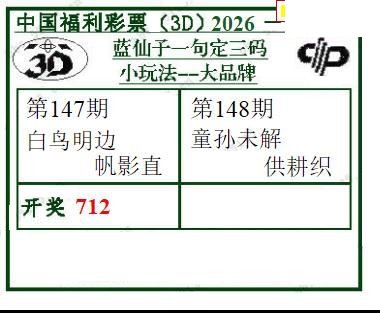 2026148期3d字谜图谜总汇