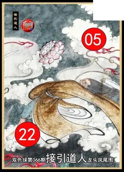 双色球2026年图迷066期 接引道人龙头凤尾图