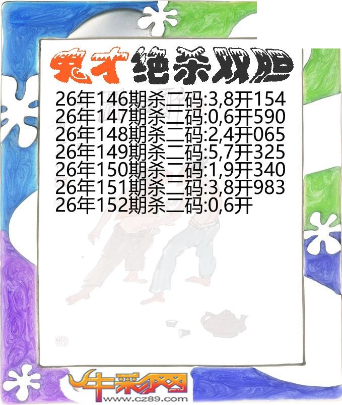 鬼才绝杀双胆152期体彩P3图谜