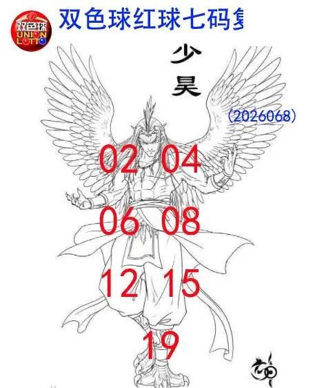 双色球2026年图迷068期 少昊七码复式图